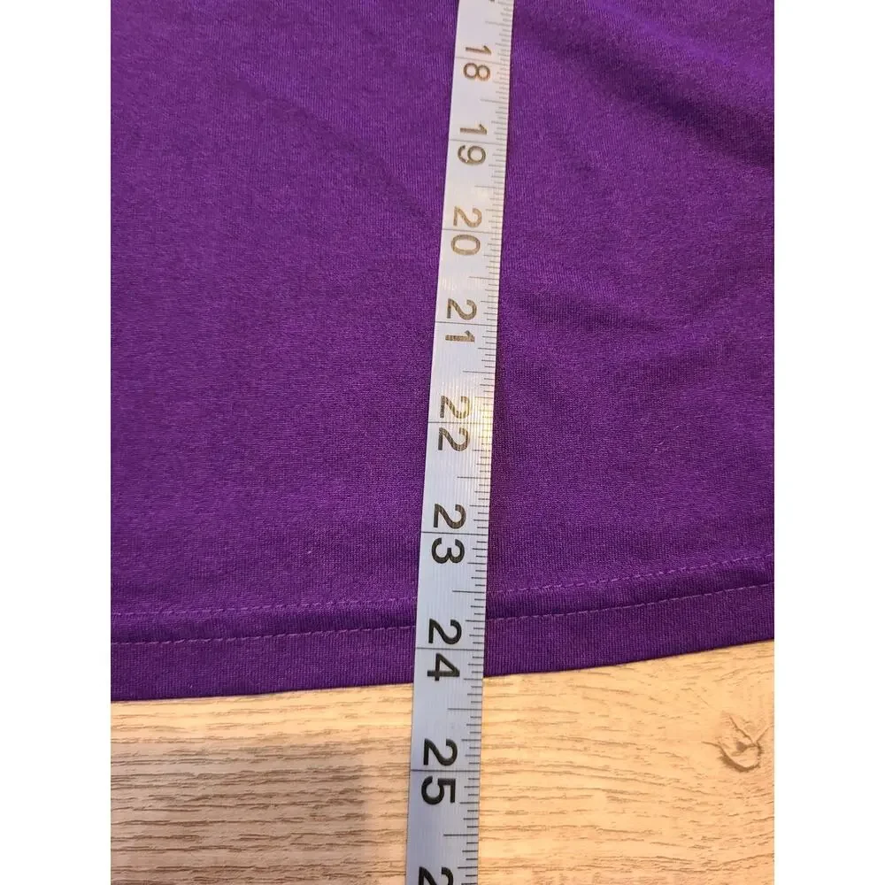 Nike dri-fit xs womens purple v-neck tee